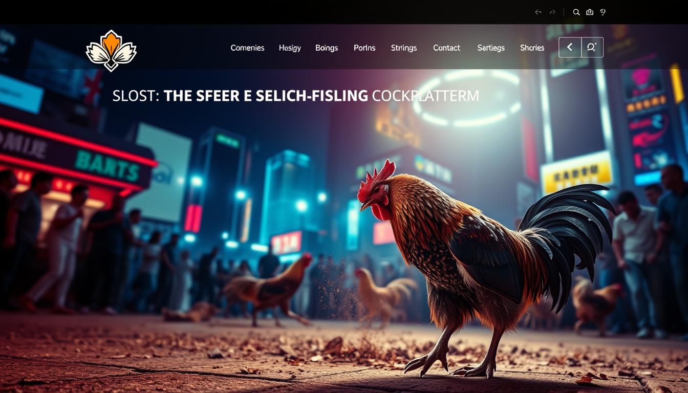 Platform Sabung Ayam dengan Laga Besar