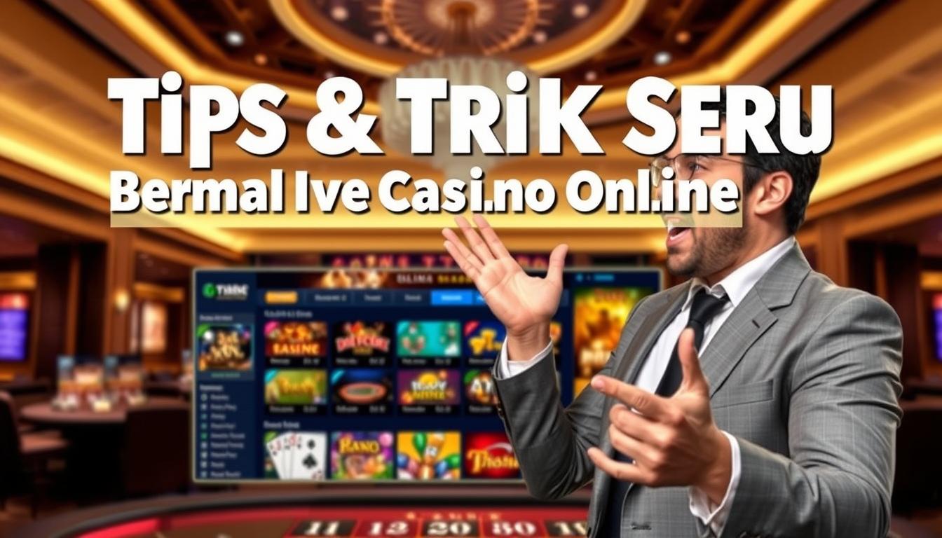Tips & Trik Seru Bermain Live Casino Online